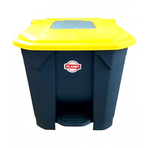Planet Kanta za smeće sa pedalom 30l UP225 antracit žuta Slike