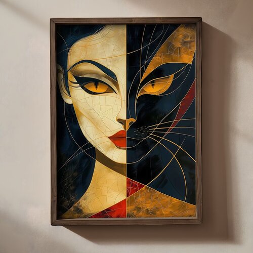 Wallity Zidna slika TUN079, 50 x 70 x 3 cm Cene