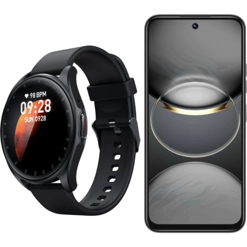 Tecno SPARK 30C Mobilni telefon 8/256GB Crni + Pametni sat Gadget Watch 3, Crni Cene