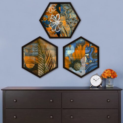 Wallity Uokvirena slika 6GEN480007270, 35x35 cm, 3 dijela Cijene