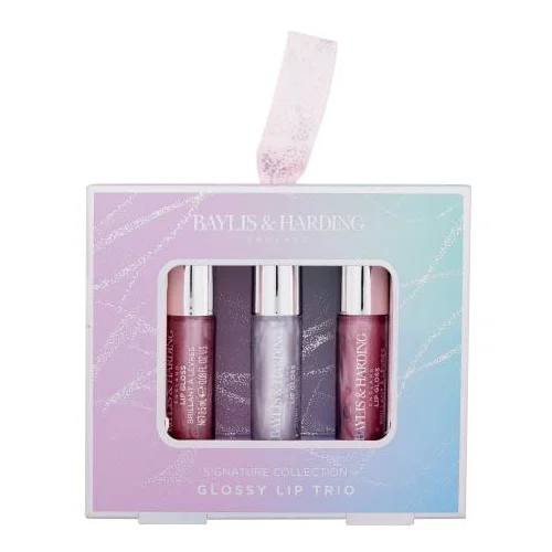 Baylis & Harding Jojoba, Vanilla & Almond Oil Signature Collection Glossy Lip Trio