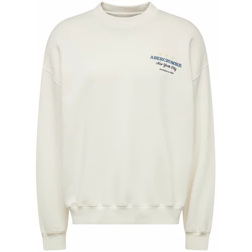 Abercrombie & Fitch Sweater majica mornarsko plava / svijetloplava / pastelno žuta / bijela