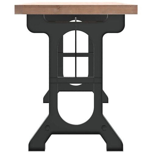  Blagovaonski stol 110x65x82 cm od masivne jelovine i željeza Slike