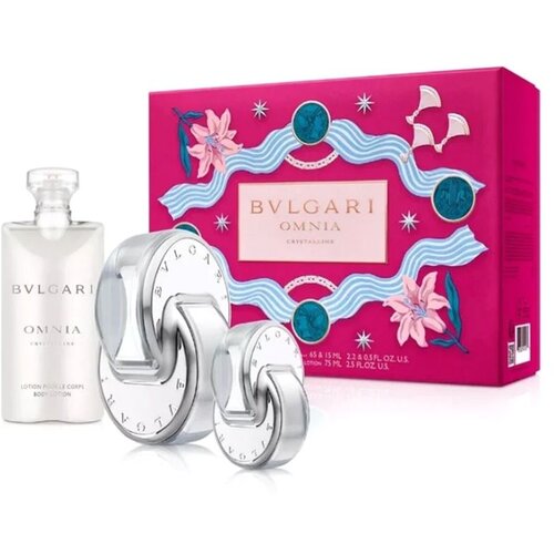 Bvlgari OMNIA CRYSTALLINE (W) SET (EDT 65ML+MINI 15ML+LOSION ZA TELO 75ML) Slike