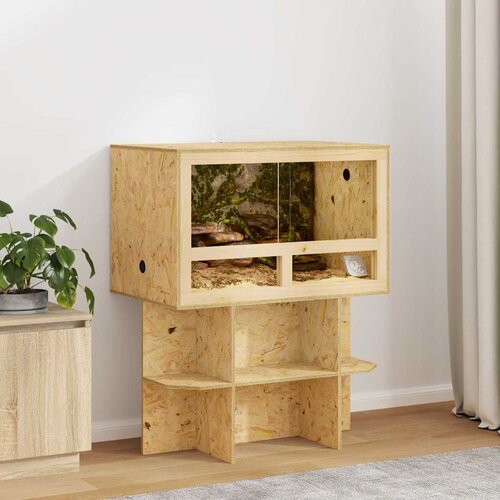 vidaXL Terarij Rjava 80 x 50 x 100 cm OSB Cene