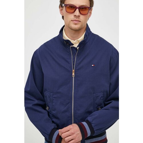 Tommy Hilfiger Jakna x Shawn Mendes mo&amp;scaron;ka, mornarsko modra barva Slike