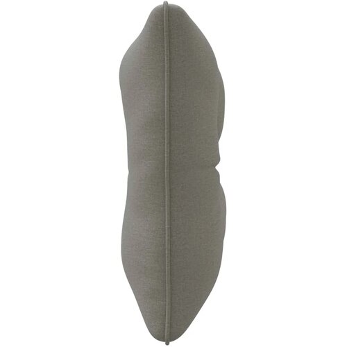  Jastučić za leđa PUTTEN 100% poliester Siva 60 x 40 x 10 cm - Siva 60 x 40 x 10 cm Melange Slike