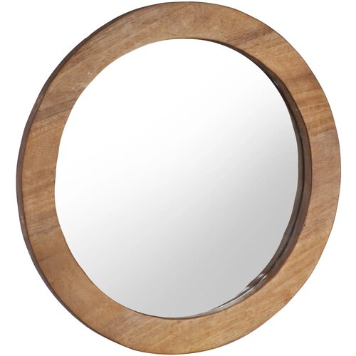 Maison Chic Stensko Ogledalo - Zrcalo - Kozmetično ogledalo 60 cm iz tikovine okroglo, (21698006) Cene