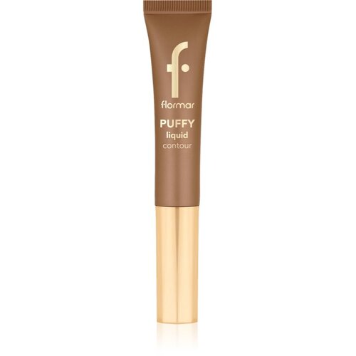 Flormar Puffy Liquid Contour krema za konturiranje s aplikatorom nijansa 003 Deep 12 ml Slike