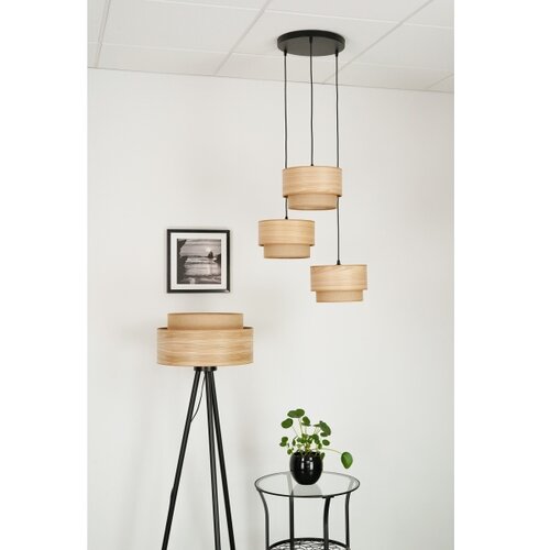  Brilagi - Visilica na sajli MONTANA BOHO 3xE27/15W/230V braon/crna Slike
