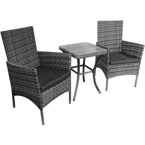 Monster JardÃ Rattan Bistro Set Grey, (21571448) Cene