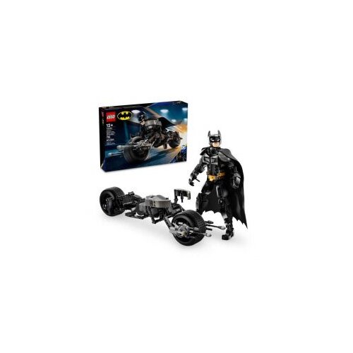 Lego igračka od kockica Betmen konstrukciјska figura i bicikl Bat-Pod 12+, crna Cene