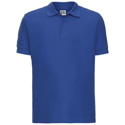 RUSSELL Men's Ultimate Blue Cotton Polo Shirt
