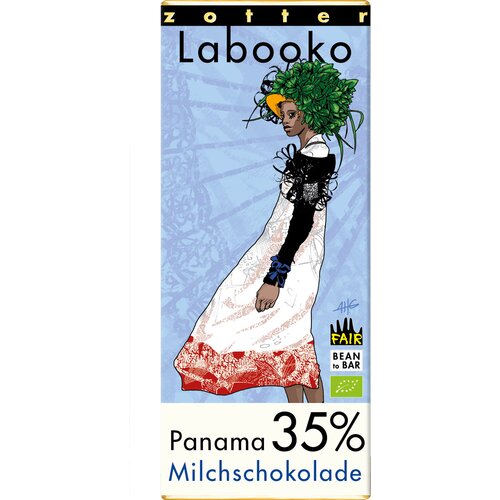 Zotter Schokoladen Bio Labookos 35% Panama - 70 g Cene