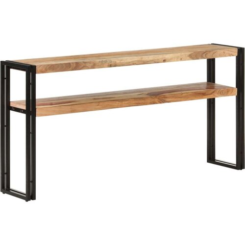  Konzolni stol 150 x 30 x 75 cm od masivnog bagremovog drva Slike