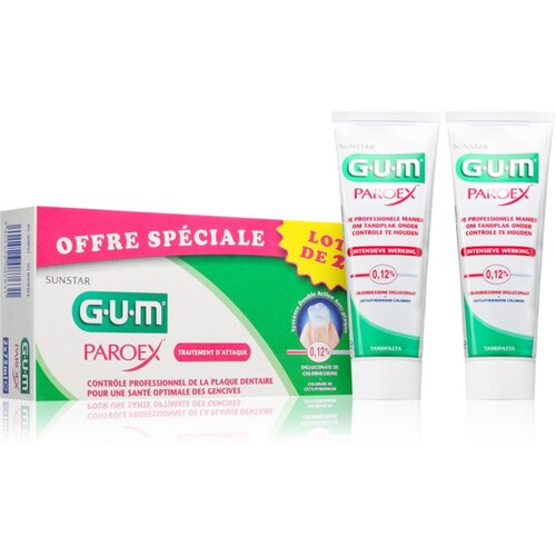GUM Paroex Toothpaste zobna pasta 75 ml 2 kos Slike
