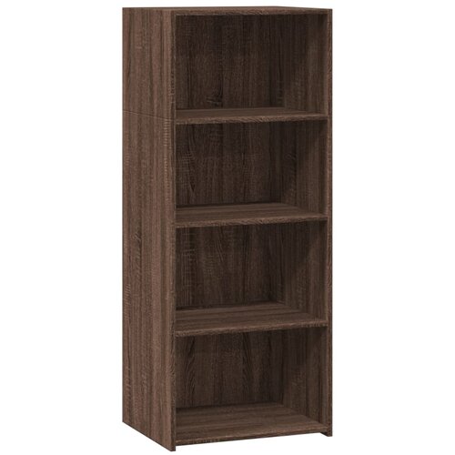 Maison Chic Visoka omara - Komoda - Predalnik rjavi hrast 50x41x124 cm inženirski les, (21719086) Slike