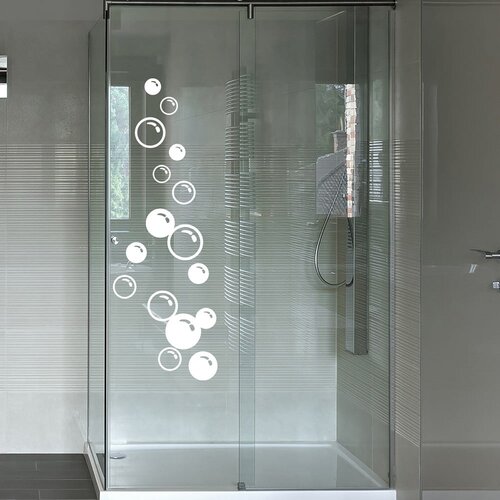 Ambiance Nalepka za prho Soap Bubbles, 30 x 80 cm Slike