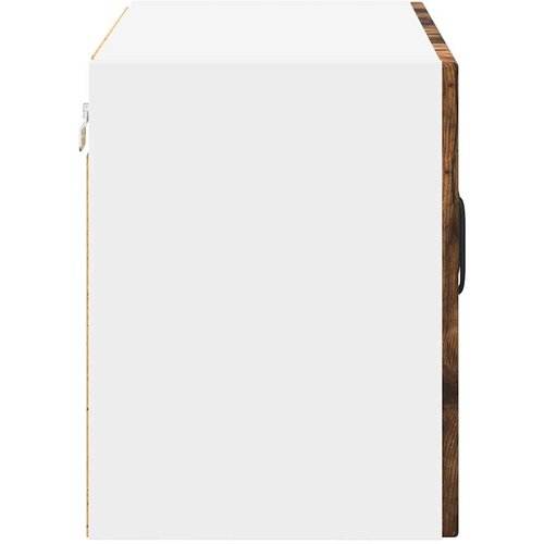  Zidni stakleni ormarić Lucca Dimljeni hrast 60 x 31 x 40 cm Slike