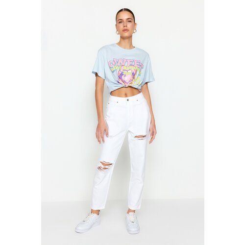 Trendyol Jeans - White - Mom Slike