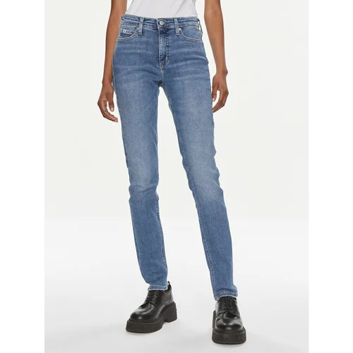 Calvin Klein Jeans Jeans hlače J20J222755 Modra Skinny Fit