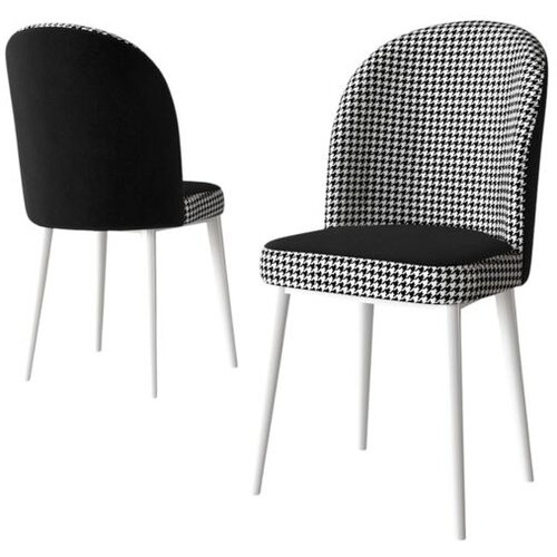 Hanah home Kaze set trpezarijskih stolica 2 kom, pepito dezen, bela Slike