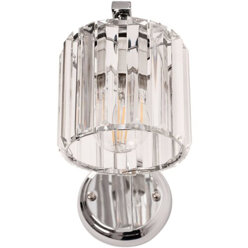 Toolight Kristalna zidna svjetiljka metalna krom APP509-1W Slike