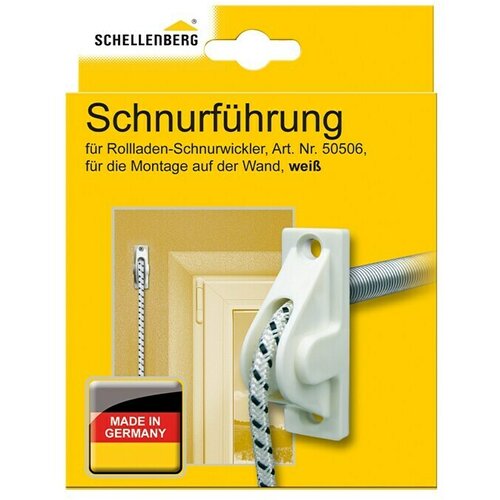 SCHELLENBERG Vodilo za vrvico za rolete (Do x &Scaron; x V: 100 x 18 x 55 mm, Ustrezno za: Navijalec rolet Schnurwickler, Bela) Cene
