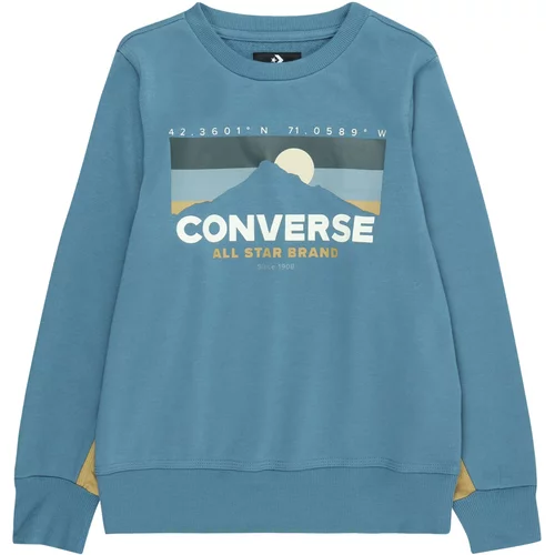 Converse Majica cijansko modra / petrol / bela