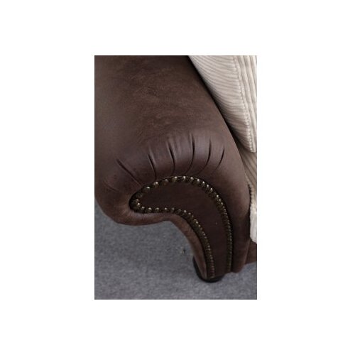 Atelier Del Sofa Trosed Lawrence Lounge, 275x110x76 cm, Smeđe-bijela Slike