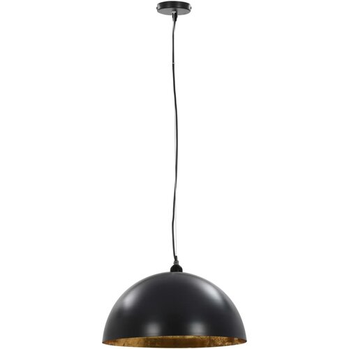  Stropne svjetiljke 2 kom crno-zlatne polukuglaste 50 cm E27 Slike