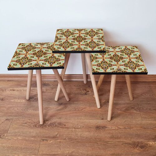 Hanah home Set 3 stočića 3Shp44 Multicolor Cene