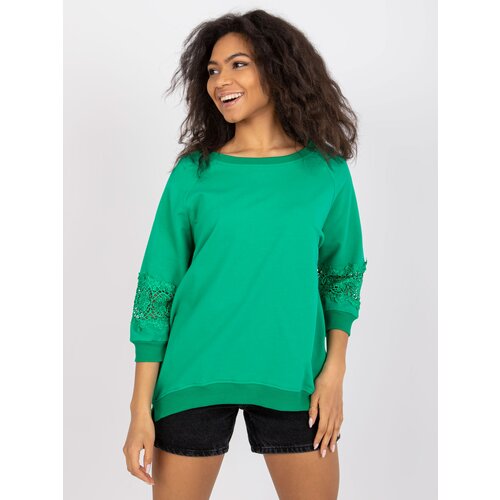 RUE PARIS Blouse-RV-BZ-7559.69-green Cene