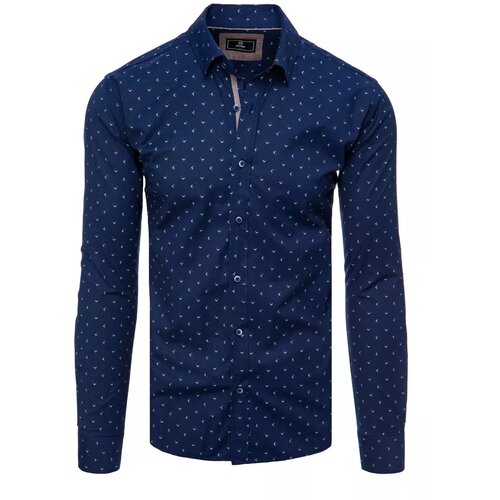 DStreet dark blue men&amp;#039;s shirt Slike