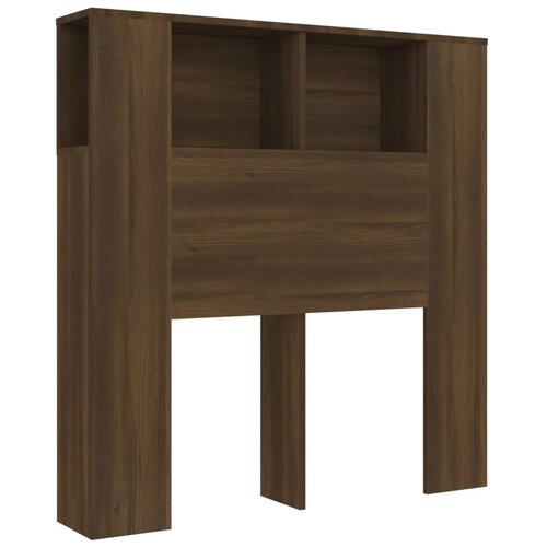 Maison Chic vzglavna omarica - nočna omarica - posteljna omarica rjavi hrast 100x18,5x104,5 cm, (21706012) Cene