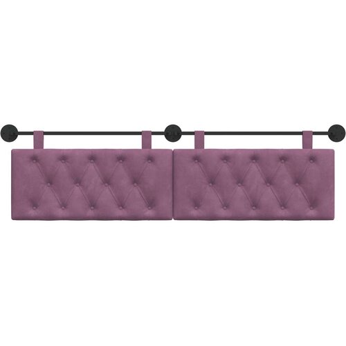  Držeće uzglavlje Zidne Ljubičasta 190 x 55 x 7 cm Bar&amp;scaron;un - Ljubičasta 180 cm bez LED Slike