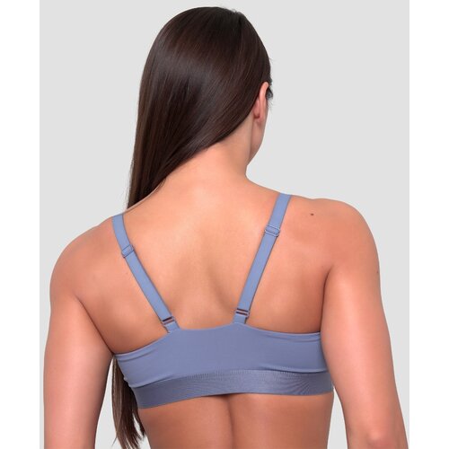 GymBeam Sportski grudnjak Essence String Denim Blue Slike