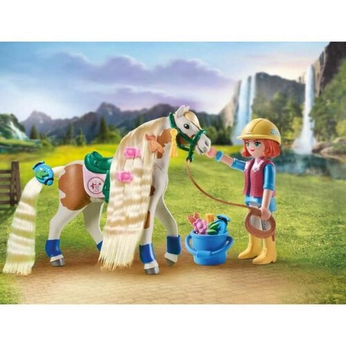  71639 - Horses of Waterfall - Ellie &amp;amp; Pferd mit Kreppeisen - 1 k. Slike
