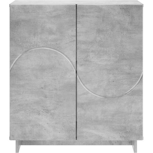  Komoda Betonska siva 67 x 34,5 x 75 cm Konstruirano drvo Slike