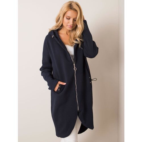 RUE PARIS Sweatshirt-RV-BL-4858-1.99P-navy blue Cene
