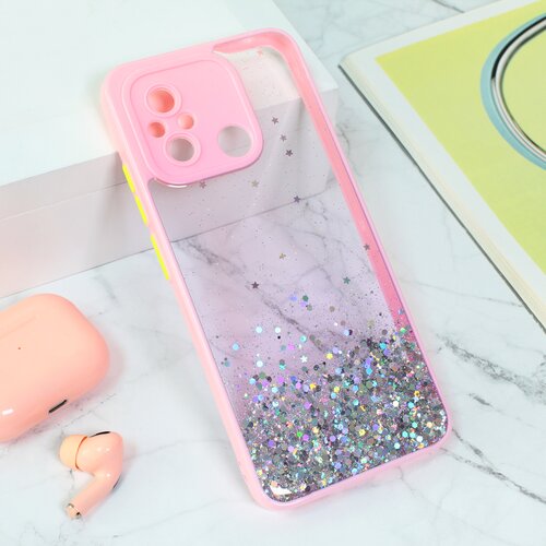  frame glitter za xiaomi redmi 12C roze Cene