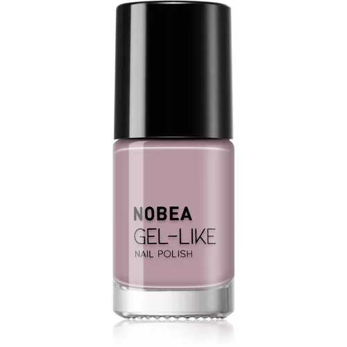 NOBEA Day-to-Day Gel-like Nail Polish lak za nohte z gel učinkom odtenek Silky nude #N51 6 ml