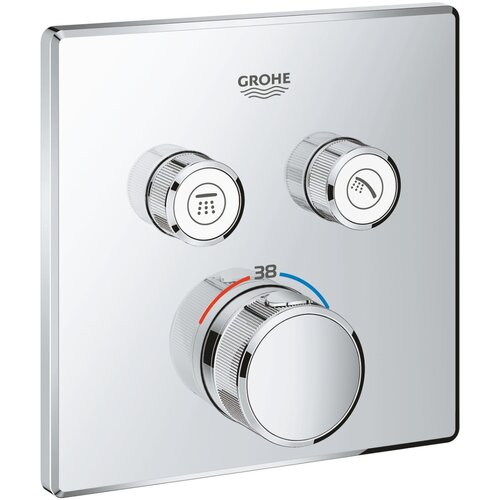 Grohe Grohtherm Smartcontrol termostat za skrivenu ugradnju sa dva izlaza 29124AL0 Slike