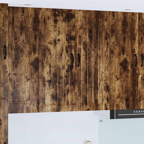 vidaXL Stenska kuhinjska omarica Dimljeni oreh 80 x 31 x 100 cm Cene