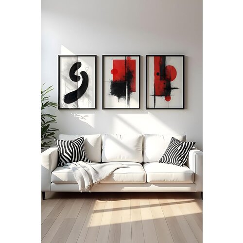 WALLXPERT dekorativna slika iz 3 dela Huhu444 50 x 70 Slike