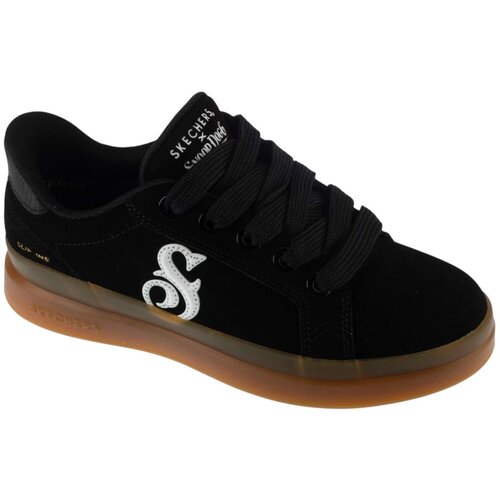Skechers Slip-ins Suede Snoop Cupsole Sneaker 186100-BKW Slike