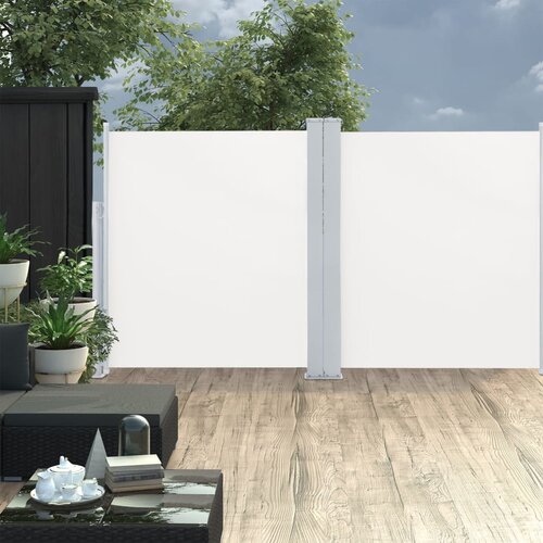 The Living Store Zložljiva stranska tenda krem 140x600 cm - Stranska Tenda, (21750841) Cene