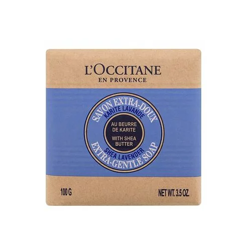 L'occitane Shea Butter Lavender Extra-Gentle Soap trdo milo 100 g za ženske