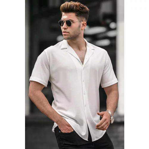 Madmext Shirt - White - Regular fit