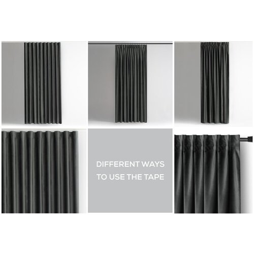Restilo Siva žametna zavesa za delno zatemnitev 140x270 cm &amp;ndash; Slike